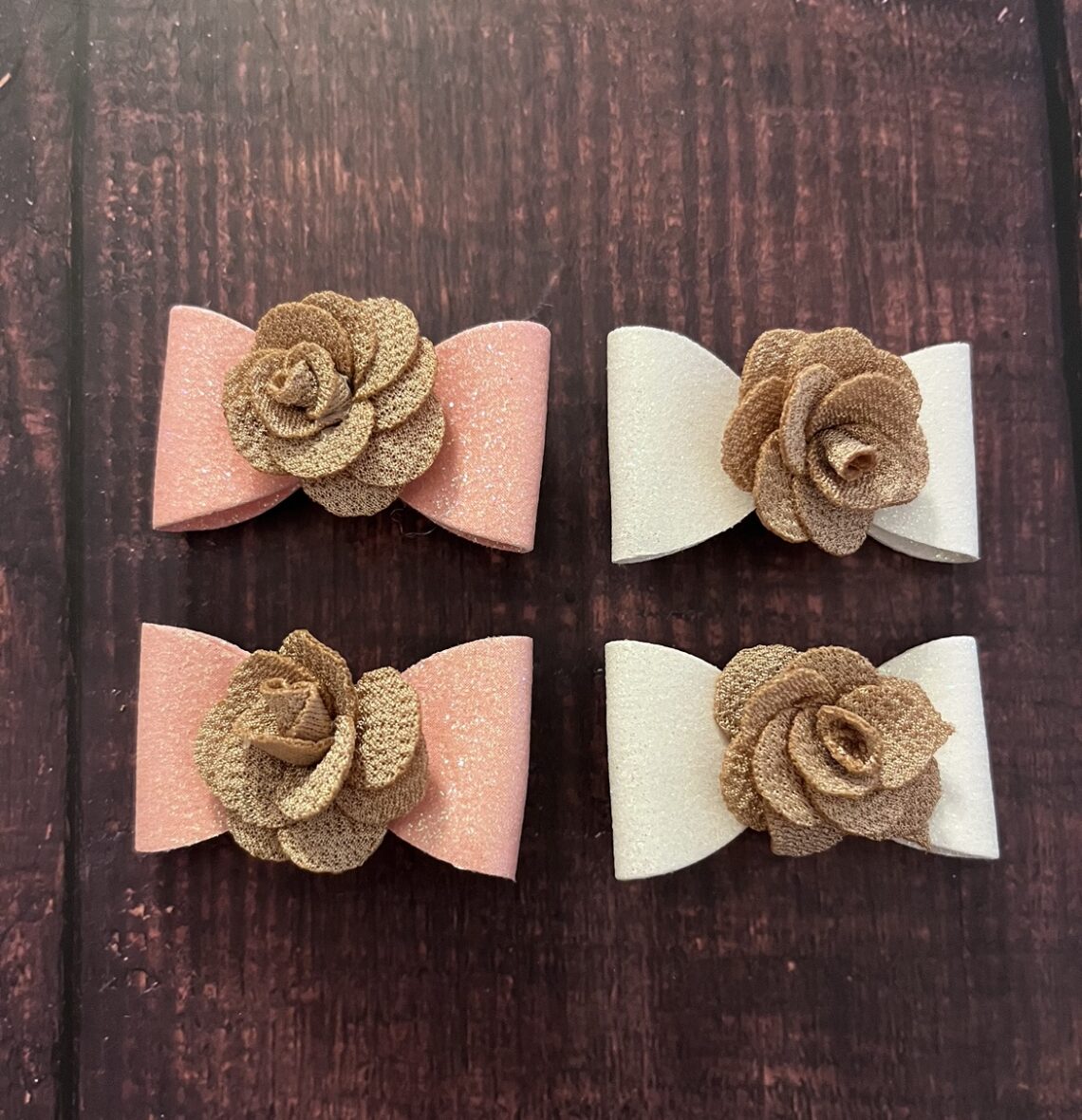 Delicate Rose Hair clip (pack of 4)
