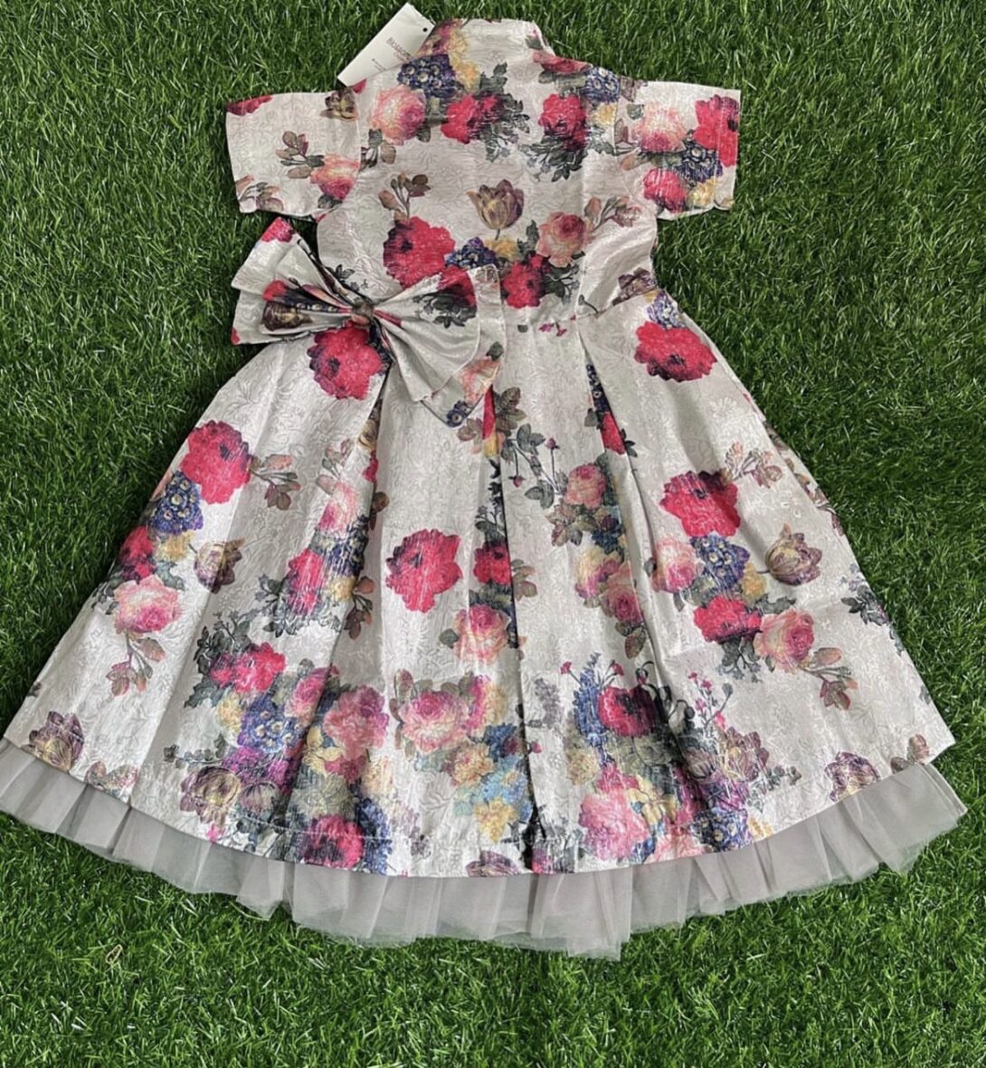 Floral bow dress