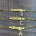 Personalized bracelet chain