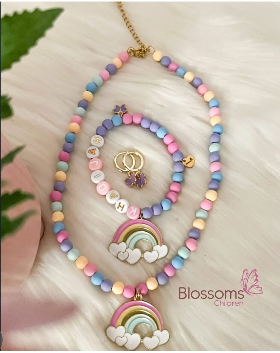 Blossoms  Personalized Jewelry Set