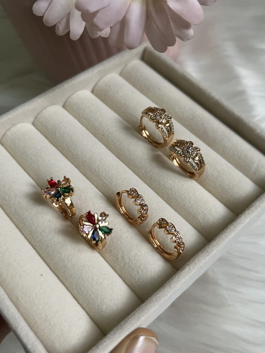 Earrings zirconia