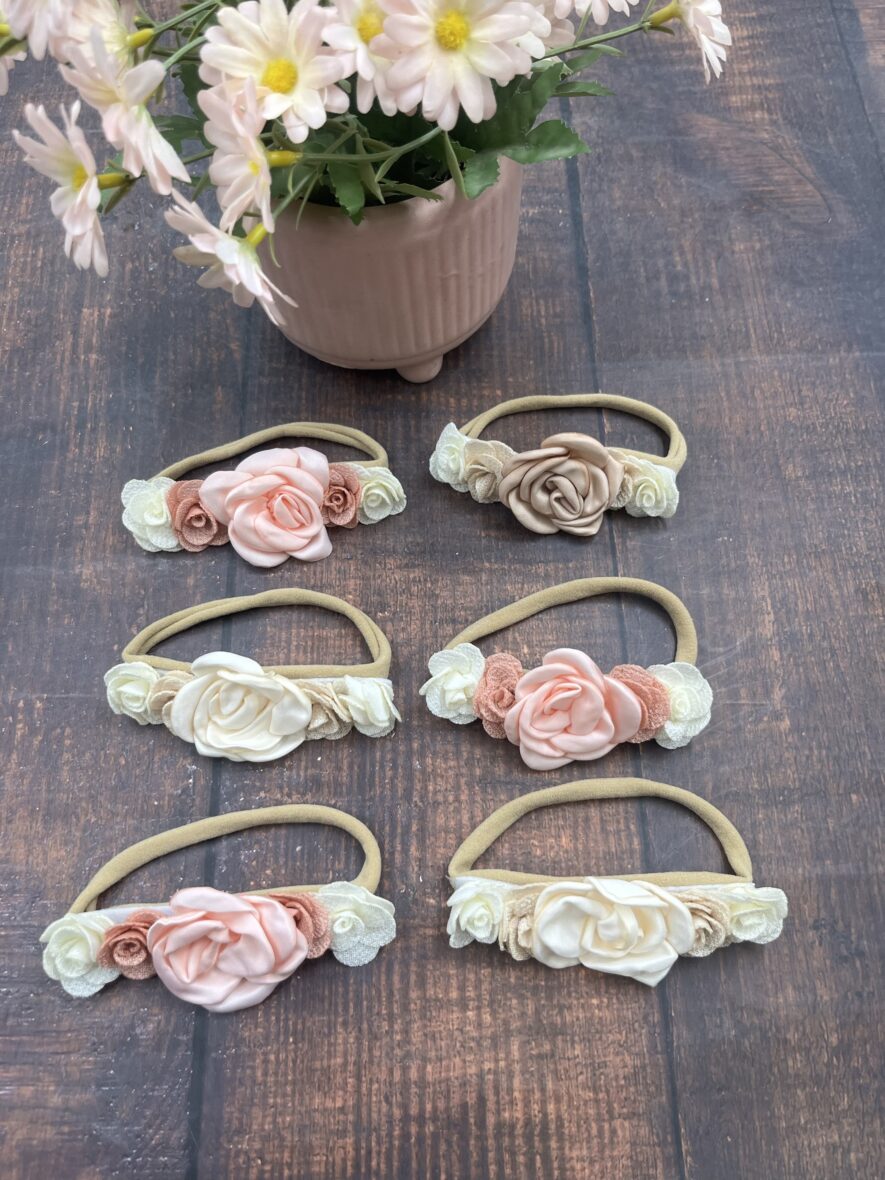 Nylon Flower headband