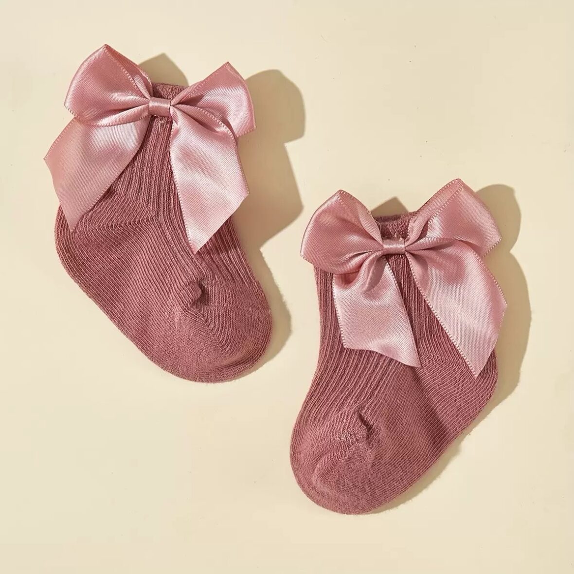 Socks Bow  0-6m , 6-12m , 1-2yr ,2-3yr , 4-6yr